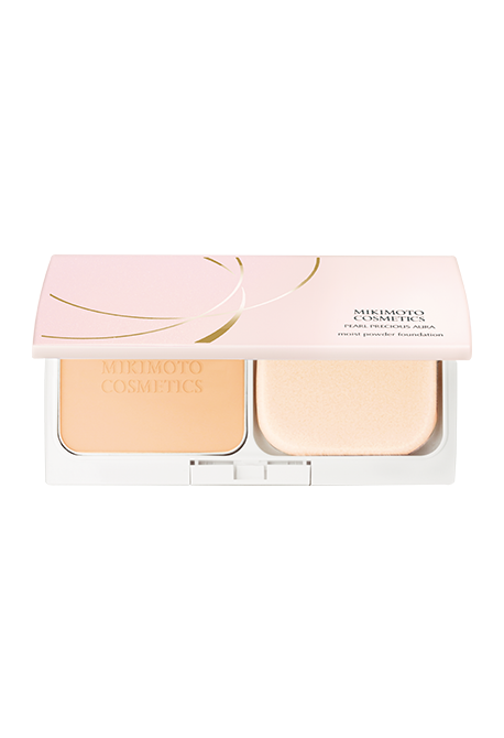 Mikimoto Pearl Precious Aura Moist Powder Foundation Natural/Cover