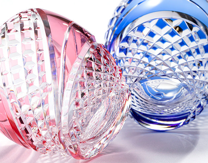 Kagami Edo Kiriko Sake Glass Seibo "Starry Sky"