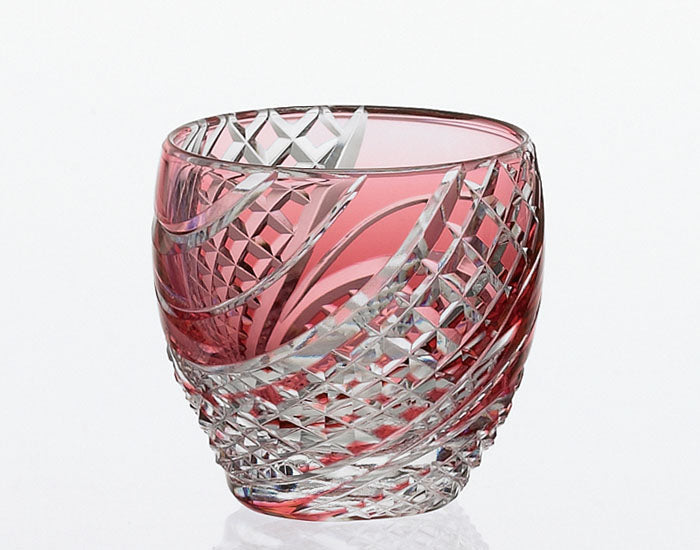 Sakeglas, Edo Kiriko „Fischschuppenstreifen“